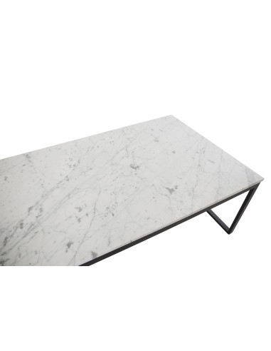 Soffbord Estelle, 120 × 60 cm, Vit