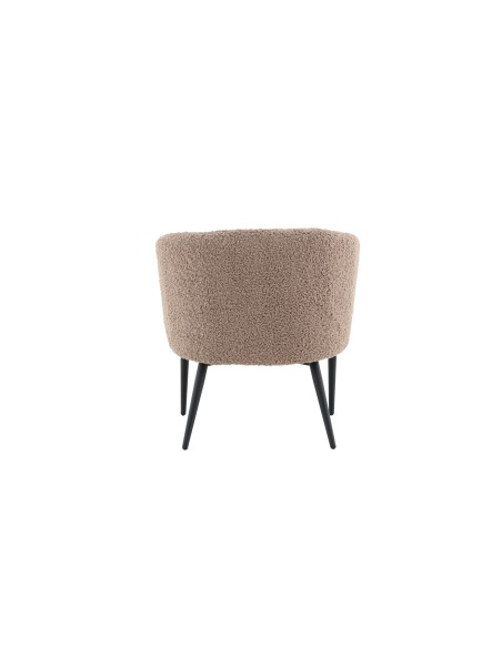 Fåtölj Fluffy, 66 × 64 cm, Brun
