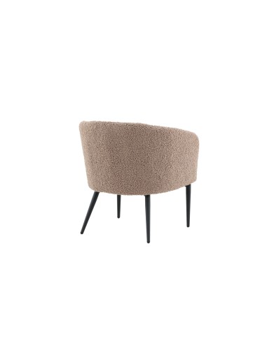 Fåtölj Fluffy, 66 × 64 cm, Brun