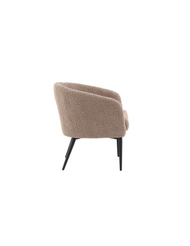 Fåtölj Fluffy, 66 × 64 cm, Brun