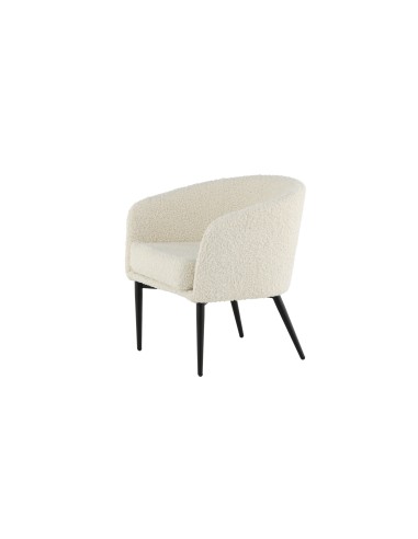 Fåtölj Fluffy, 66 × 64 cm, Vit