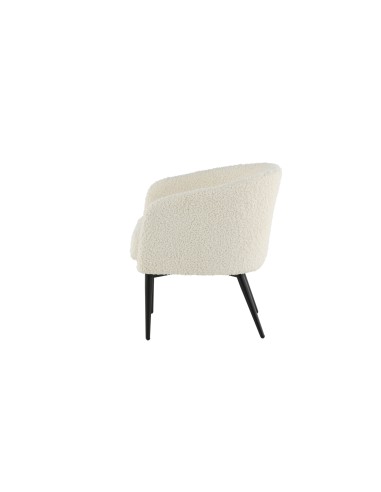 Fåtölj Fluffy, 66 × 64 cm, Vit