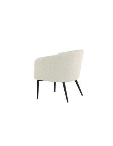 Fåtölj Fluffy, 66 × 64 cm, Vit
