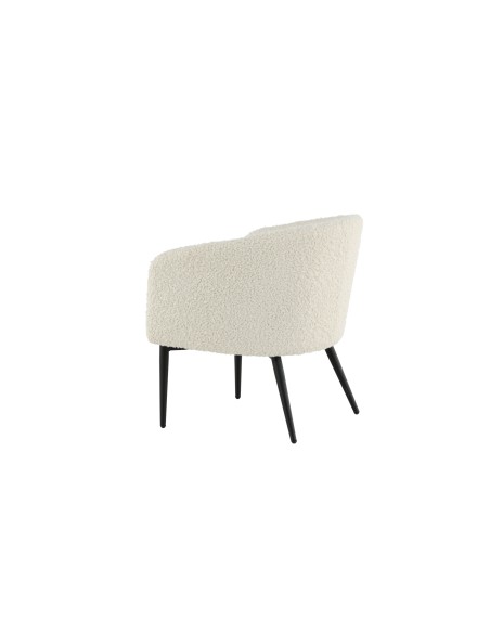 Fåtölj Fluffy, 66 × 64 cm, Vit