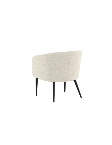 Fåtölj Fluffy, 66 × 64 cm, Vit