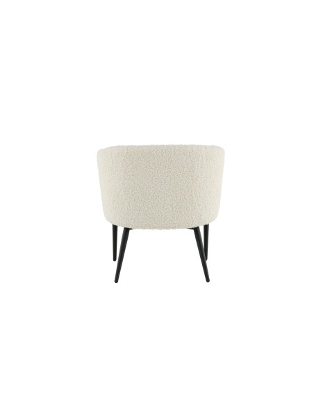 Fåtölj Fluffy, 66 × 64 cm, Vit