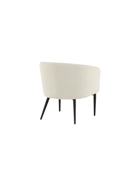 Fåtölj Fluffy, 66 × 64 cm, Vit