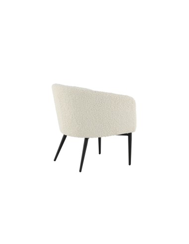 Fåtölj Fluffy, 66 × 64 cm, Vit