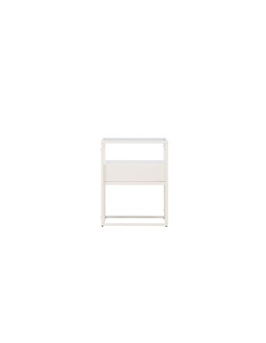 Sidobord Fortaleza, 40 × 40 cm, Vit