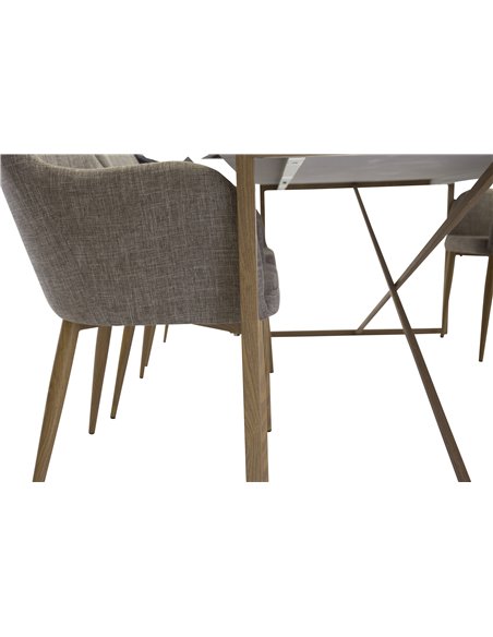 Matgrupp Palace med Comfort matstolar, 240 × 100 cm