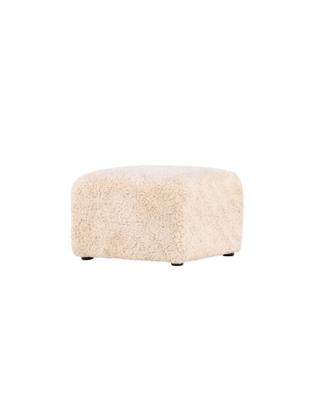 Fåtölj Frankie Puff, 50 × 50 cm, Beige