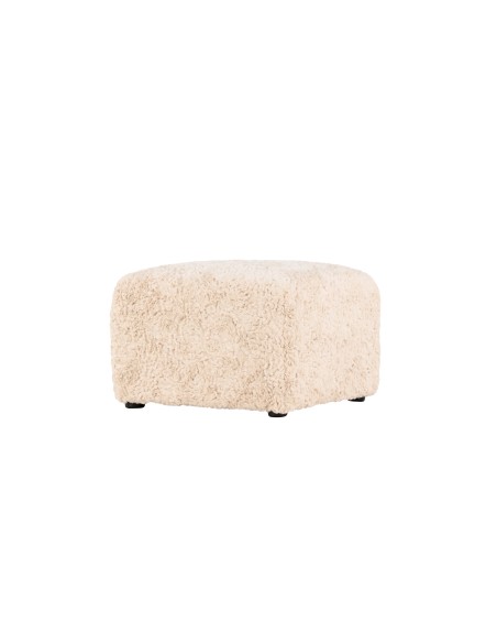 Fåtölj Frankie Puff, 50 × 50 cm, Beige