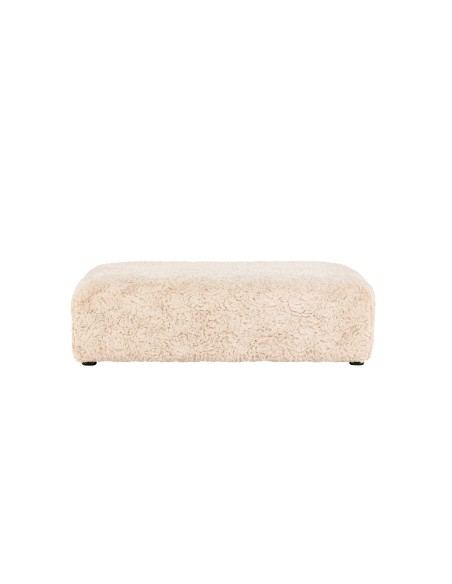 Fåtölj Frankie Puff, 100 × 100 cm, Beige