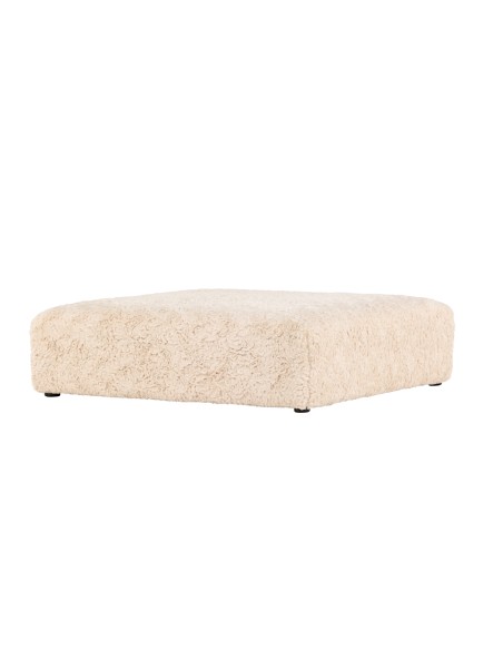 Fåtölj Frankie Puff, 100 × 100 cm, Beige