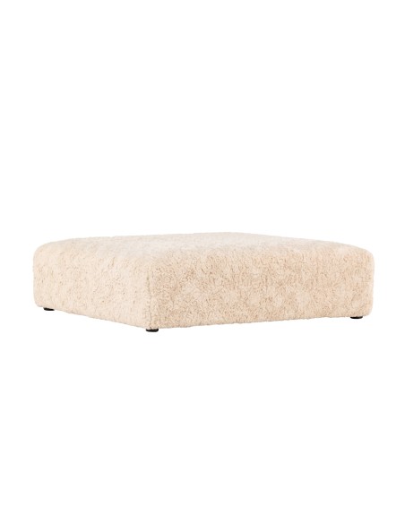 Fåtölj Frankie Puff, 100 × 100 cm, Beige