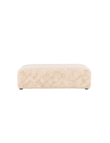 Fåtölj Frankie Puff, 100 × 100 cm, Beige