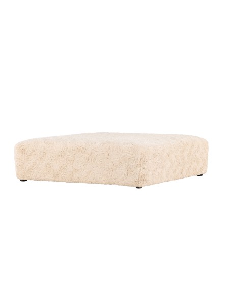 Fåtölj Frankie Puff, 100 × 100 cm, Beige