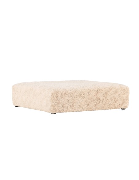 Fåtölj Frankie Puff, 100 × 100 cm, Beige
