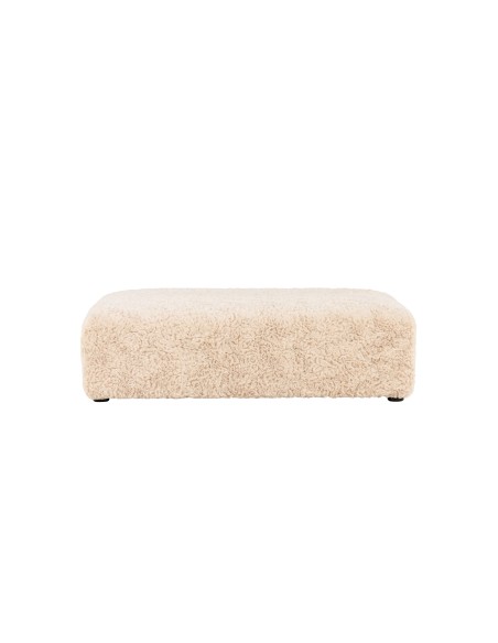 Fåtölj Frankie Puff, 100 × 100 cm, Beige