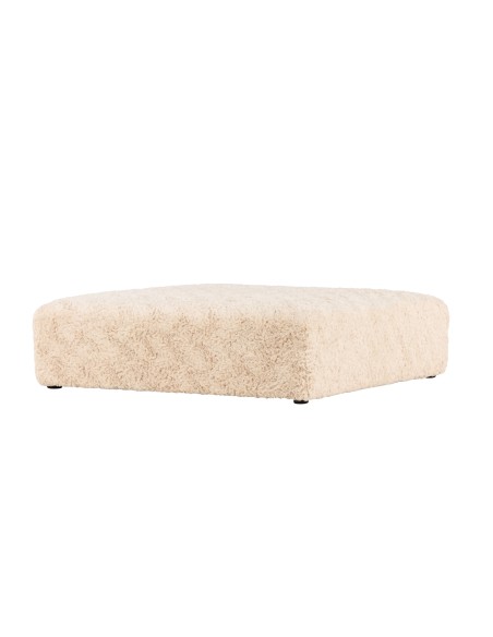 Fåtölj Frankie Puff, 100 × 100 cm, Beige