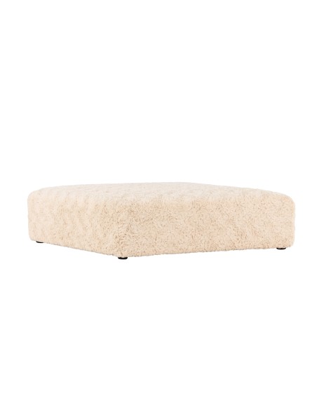 Fåtölj Frankie Puff, 100 × 100 cm, Beige