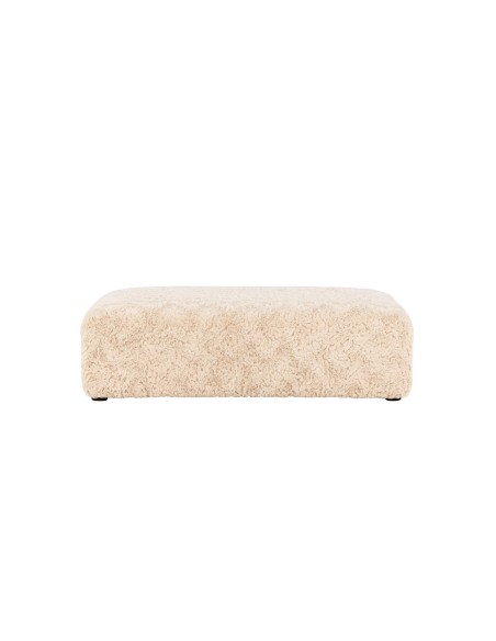 Fåtölj Frankie Puff, 100 × 100 cm, Beige