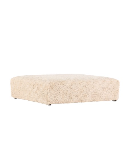 Fåtölj Frankie Puff, 100 × 100 cm, Beige