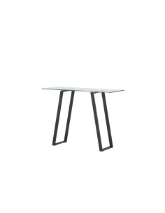 Sidobord Horten Skrivbord, 100 × 40 cm, Svart 2