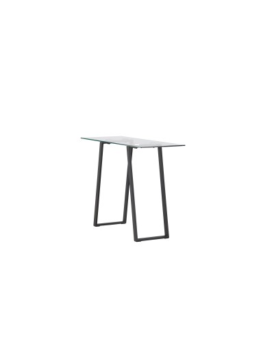 Sidobord Horten Skrivbord, 100 × 40 cm, Svart