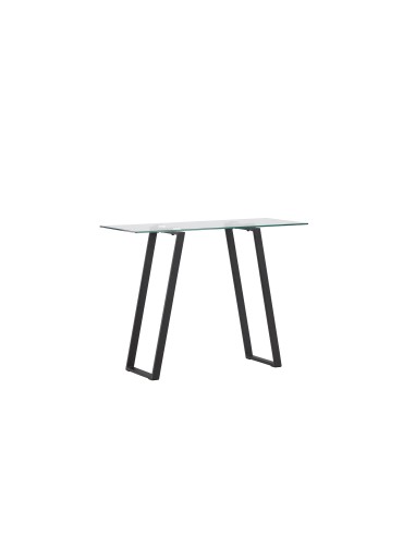 Sidobord Horten Skrivbord, 100 × 40 cm, Svart