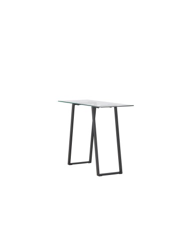 Sidobord Horten Skrivbord, 100 × 40 cm, Svart