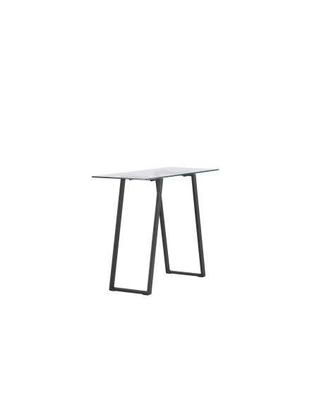 Sidobord Horten Skrivbord, 100 × 40 cm, Svart