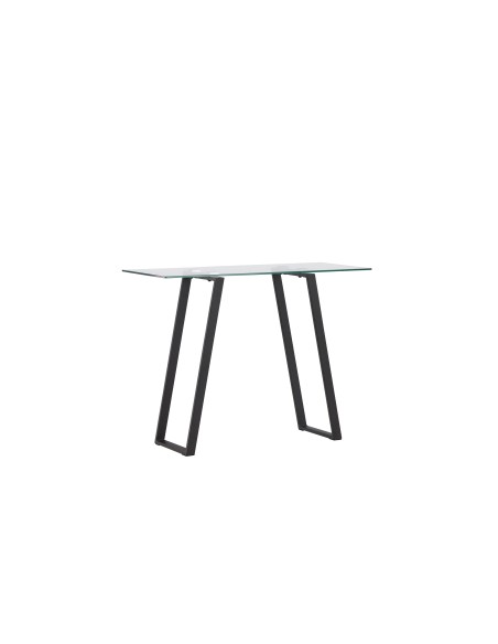 Sidobord Horten Skrivbord, 100 × 40 cm, Svart