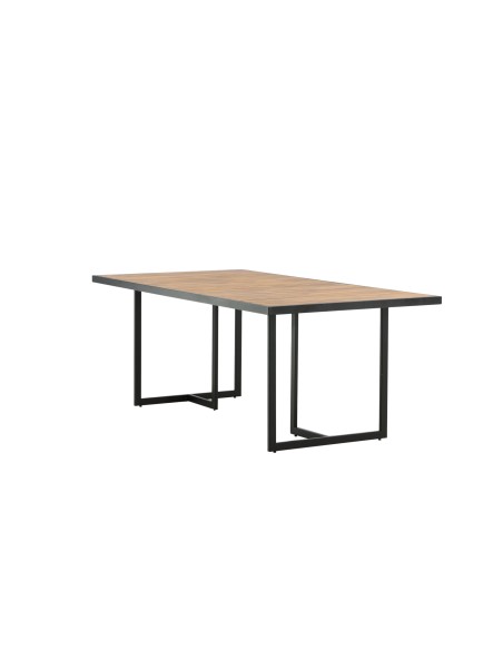 Matbord Khung, 200 × 100 cm, Natur