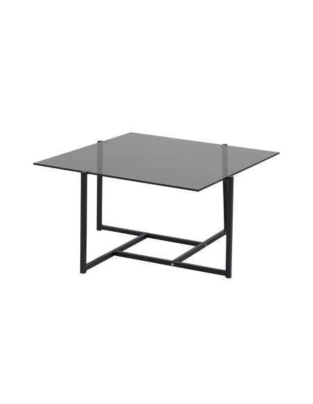 Soffbord Hybrid, 80 × 80 cm, Grå