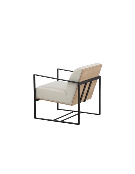 Fåtölj Kansas, 70 × 83 cm, Offwhite