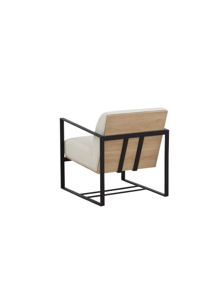 Fåtölj Kansas, 70 × 83 cm, Offwhite