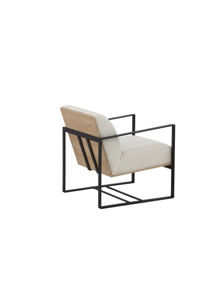 Fåtölj Kansas, 70 × 83 cm, Offwhite