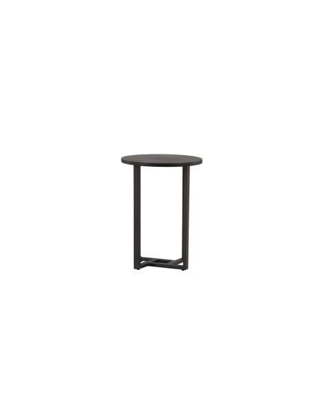 Runt soffbord Lawton, Ø40 cm, Svart