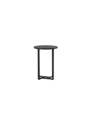 Runt soffbord Lawton, Ø40 cm, Svart