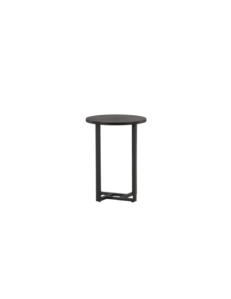 Runt soffbord Lawton, Ø40 cm, Svart