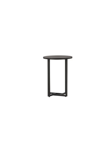 Runt soffbord Lawton, Ø40 cm, Svart