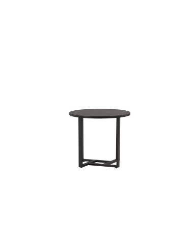Runt soffbord Lawton, Ø50 cm, Svart