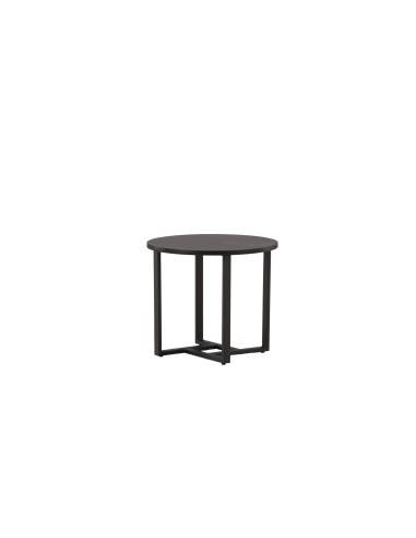 Runt soffbord Lawton, Ø50 cm, Svart