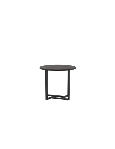 Runt soffbord Lawton, Ø50 cm, Svart