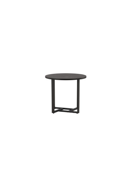 Runt soffbord Lawton, Ø50 cm, Svart