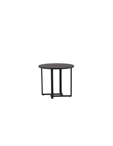 Runt soffbord Lawton, Ø50 cm, Svart
