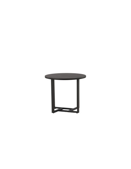 Runt soffbord Lawton, Ø50 cm, Svart