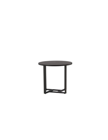 Runt soffbord Lawton, Ø50 cm, Svart