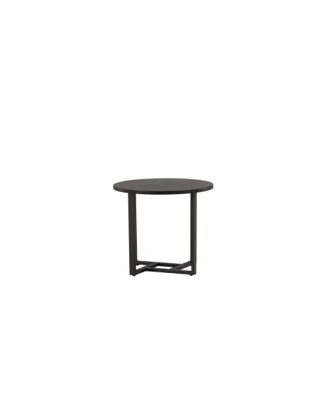 Runt soffbord Lawton, Ø50 cm, Svart